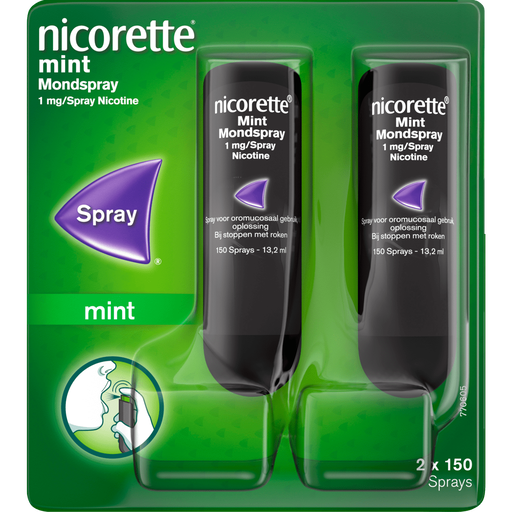 Nicorette Freshmint Mondspray Duo 2 x 13,2 ML 1 MG