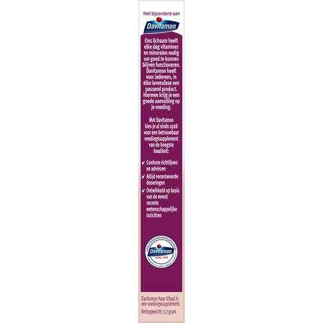 Davitamon Hair Vitaal 30 tabletten