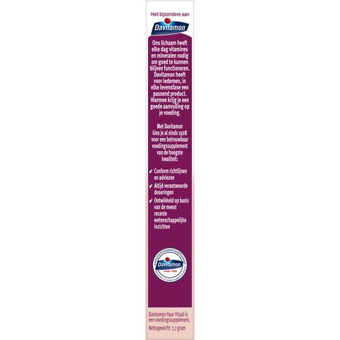 Davitamon Hair Vitaal 30 tabletten