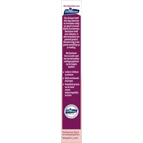 Davitamon Hair Vitaal 30 tabletten