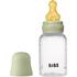 BIBS Babyfles 150 ML Sage met Latex speen en opvouwbaar trechtertje
