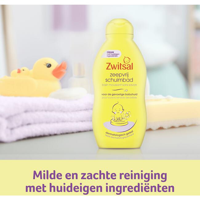 Zwitsal Baby Zeepvrij Badschuim 200 ML
