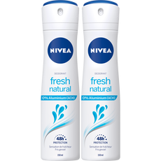 NIVEA Fresh Natural Deodorant Spray 2x 150 ML