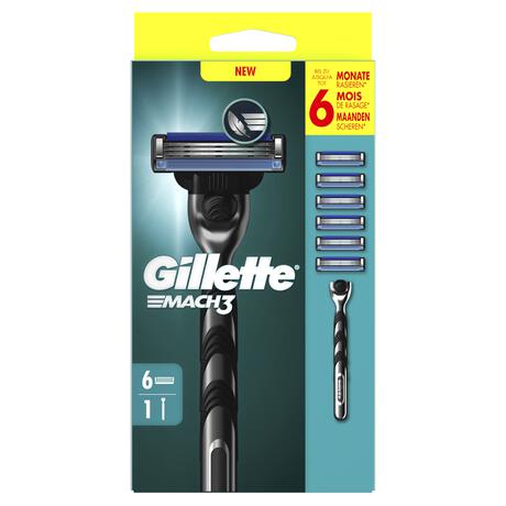 Gillette Mach3 Scheerapparaat Met 6 Navulmesjes