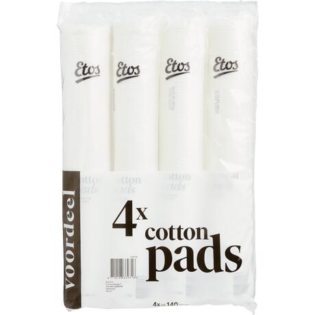 Etos wattenschijfjes 4 x 140 stuks