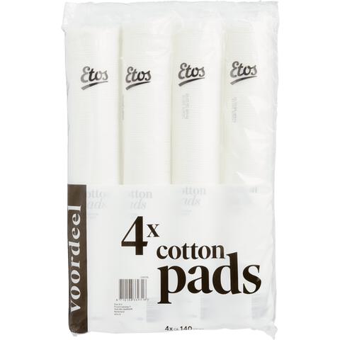 Etos wattenschijfjes 4 x 140 stuks