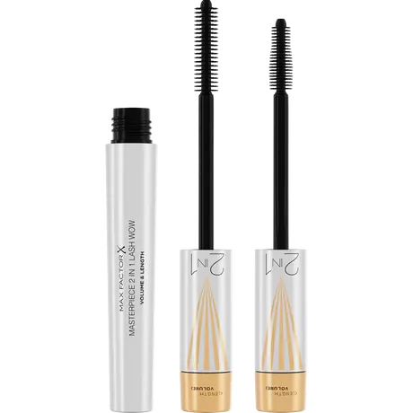 Max Factor Masterpiece 2In1 Lash Wow Mascara 01 Black