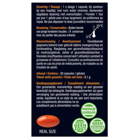 Lucovitaal Ogen, Scherp zien & Vochtbalans Capsules 30 stuks