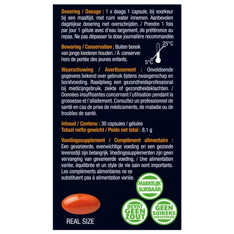 Lucovitaal Ogen, Scherp zien & Vochtbalans Capsules 30 stuks