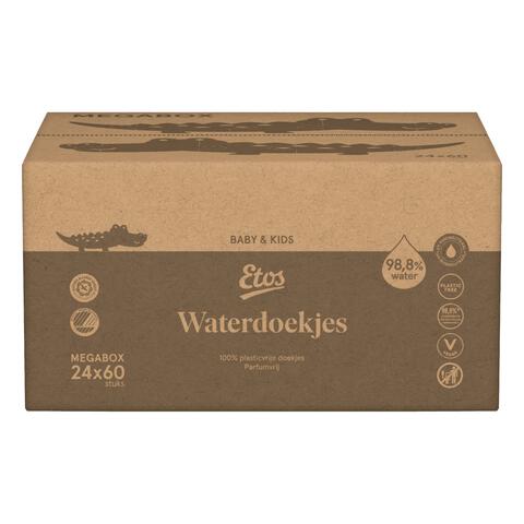 Etos Baby Waterdoekjes Megabox 60x24