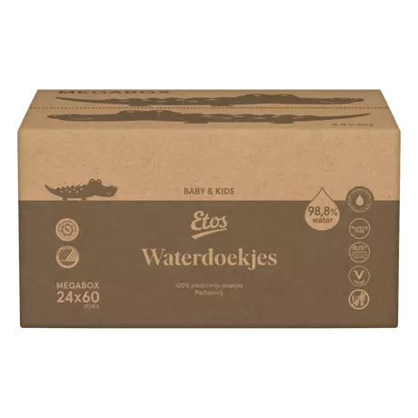 Etos Baby Waterdoekjes 24x60 stuks