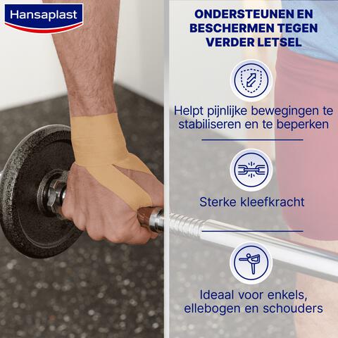 Hansaplast Sport Tape Breed 3,75 CM x 15 M