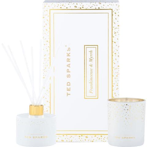 Ted Sparks Candle & diffuser giftset frankincense & myrrh