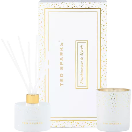 Ted Sparks Candle & diffuser giftset frankincense & myrrh