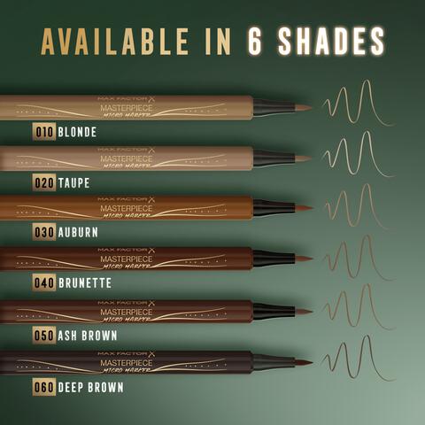 Max Factor Masterpiece Micro Brow Marker - Bruin - 50 Ash Brown