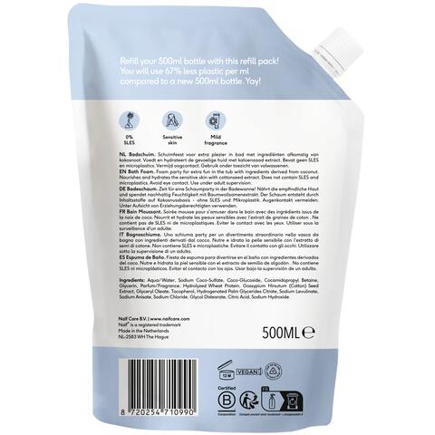 Naïf Baby & Kids Verzorgende Badschuim Navulverpakking 500 ML