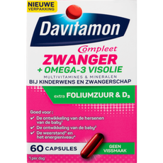 Davitamon Compleet Zwanger + Omega-3 Visolie 60 Stuks