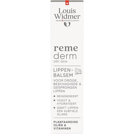 Louis Widmer Remederm Lippenbalsem Zonder Parfum 15 ML