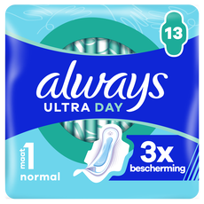 Always Maandverband Ultra Day Normal Wings 13 stuks