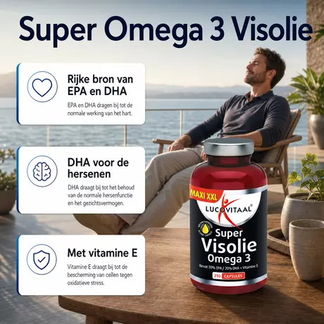 Lucovitaal Visolie Super Omega 3 Capsules 210 stuks