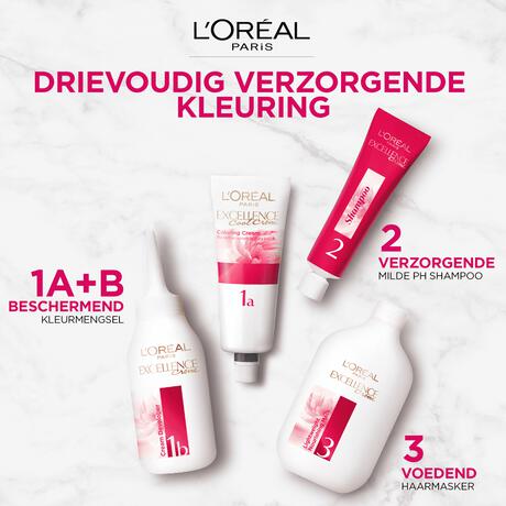 L'Oréal Paris Excellence Crème Verzorgende Crèmekleuring 5.5 Licht Mahoniebruin