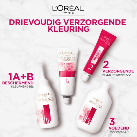 L'Oréal Paris Excellence Crème Verzorgende Crèmekleuring 5.5 Licht Mahoniebruin