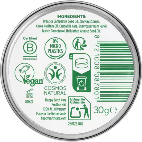 Happy Earth 100% Natuurlijke Mama Care Tepelzalf 30 gram