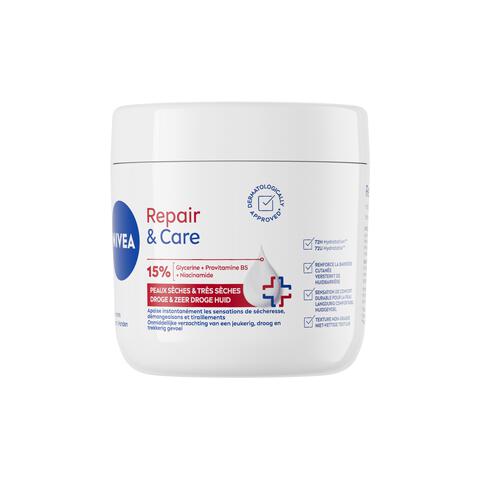 NIVEA Repair & Care Intensief Hydraterende Bodycrème 400 ML