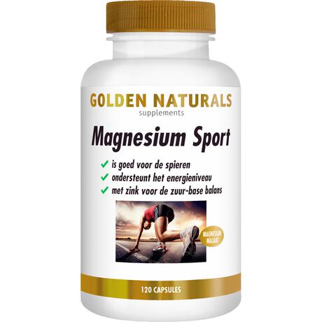 Golden Naturals Magnesium Sport Capsules 120 stuks
