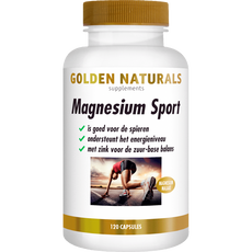 Golden Naturals Magnesium Sport Capsules 120 stuks