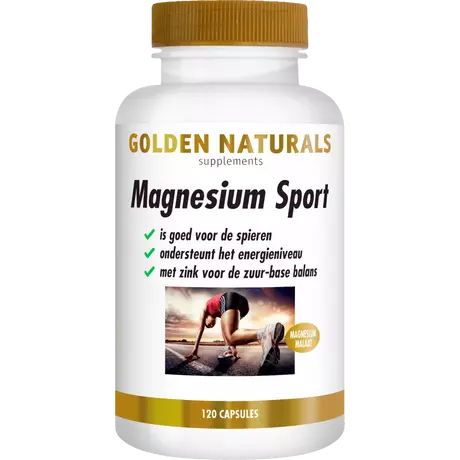 Golden Naturals Magnesium Sport Capsules 120 stuks
