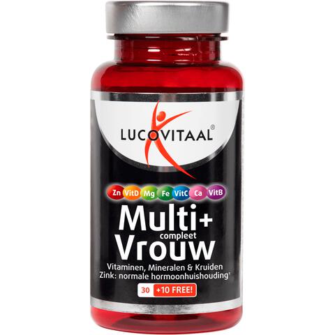 Lucovitaal Multi+ Compleet Vrouw 40 Tabletten