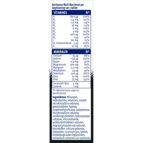Davitamon Multi Man Tabletten 30 stuks
