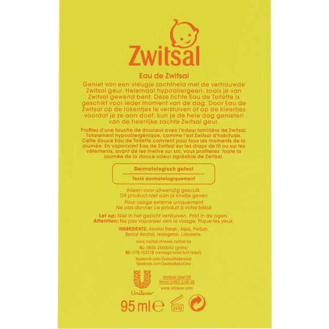 Zwitsal Eau De Zwitsal Eau De Toilette 95 ML