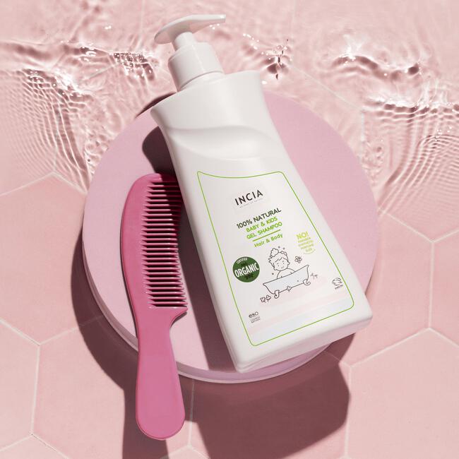 INCIA-Natuurlijke Kinder Shampoo - Zonder Sulfaten en Parabenen 350ML