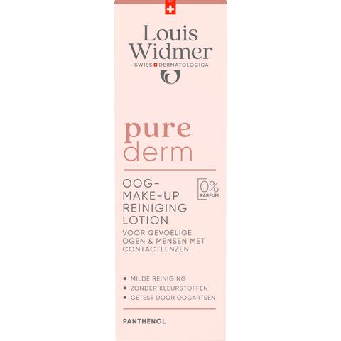 Louis Widmer Purederm Oogmake-Up Reiniging Lotion Zonder Parfum 100 ML