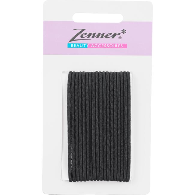 Zenner elastieken smal zwart