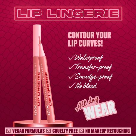 NYX Professional Makeup Lip Lingerie Liner Stain 07 Cuff Me Roze