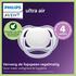 Philips Avent Fopspeen Ultra Air Night 0-6M SCF376/25 2 stuks