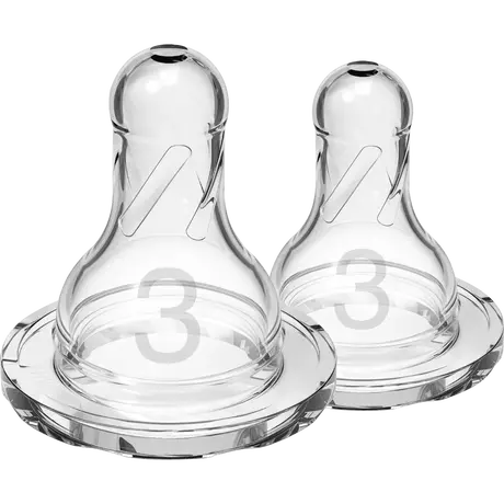 Dr. Brown’s Flesspeen Fase 3 6+ Maanden Smalle Halsfles 2 stuks