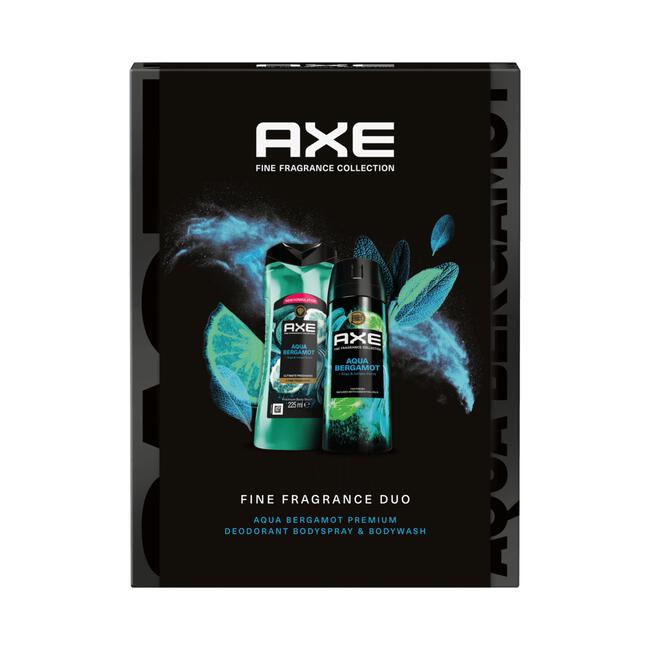 Axe Duo Set Fine Fragrance Aqua Bergamot Geschenkset