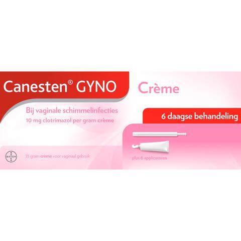 Canesten Gyno Crème bij vaginale schimmel 35 gram