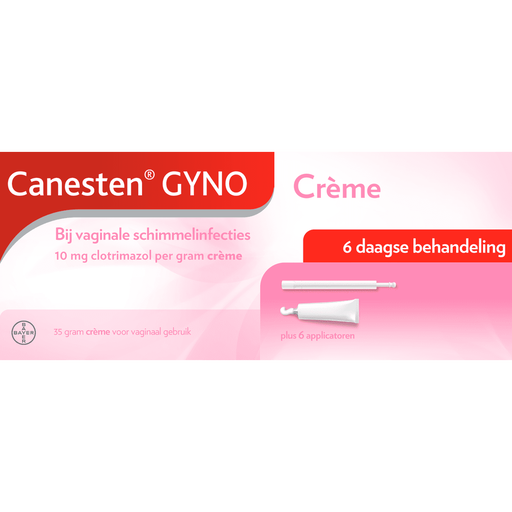 Canesten Gyno Crème bij vaginale schimmel 35 gram