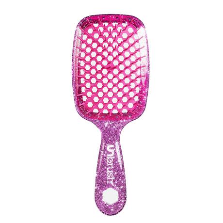 UNbrush Detangling Hair Brush Rose Quartz Pink 1 stuk