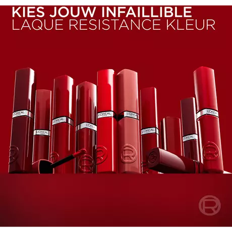 L'Oréal Paris Infaillible Laque Resistance 415 Red Bisou Lippenstift