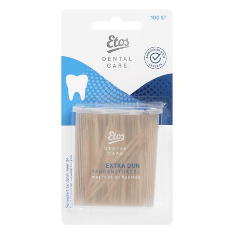 Etos Dental Care Houten Tandenstokers Extra Dun 100 stuks