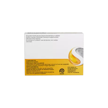 Strepsils Citroen & Honing Zuigtabletten 24 Stuks