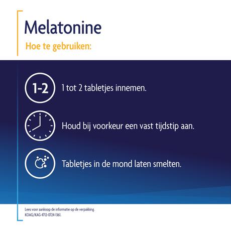 Shiepz Melatonine Original 0,1 mg 500 tabletten