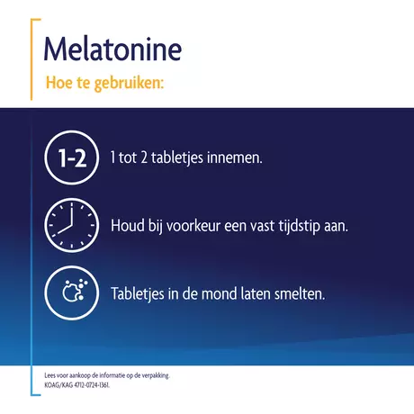 Shiepz Melatonine Original 0,1 MG Tabletten 500 stuks
