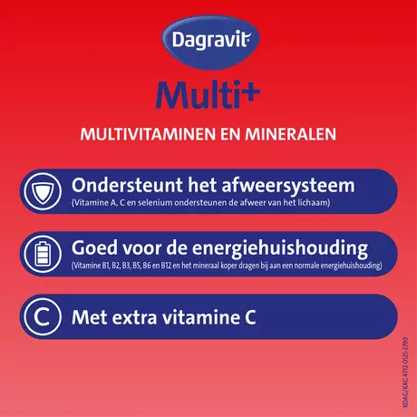 Dagravit Multivitaminen Totaal 30 Dragees 550 stuks